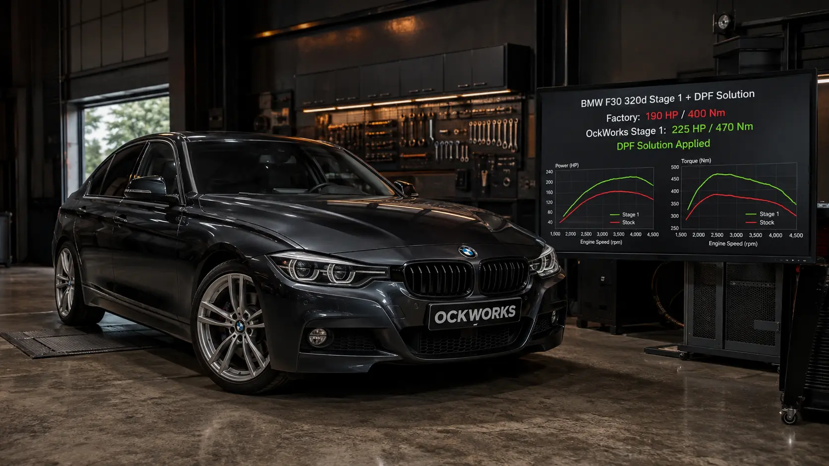BMW F30 320d Stage 1 + DPF Solution